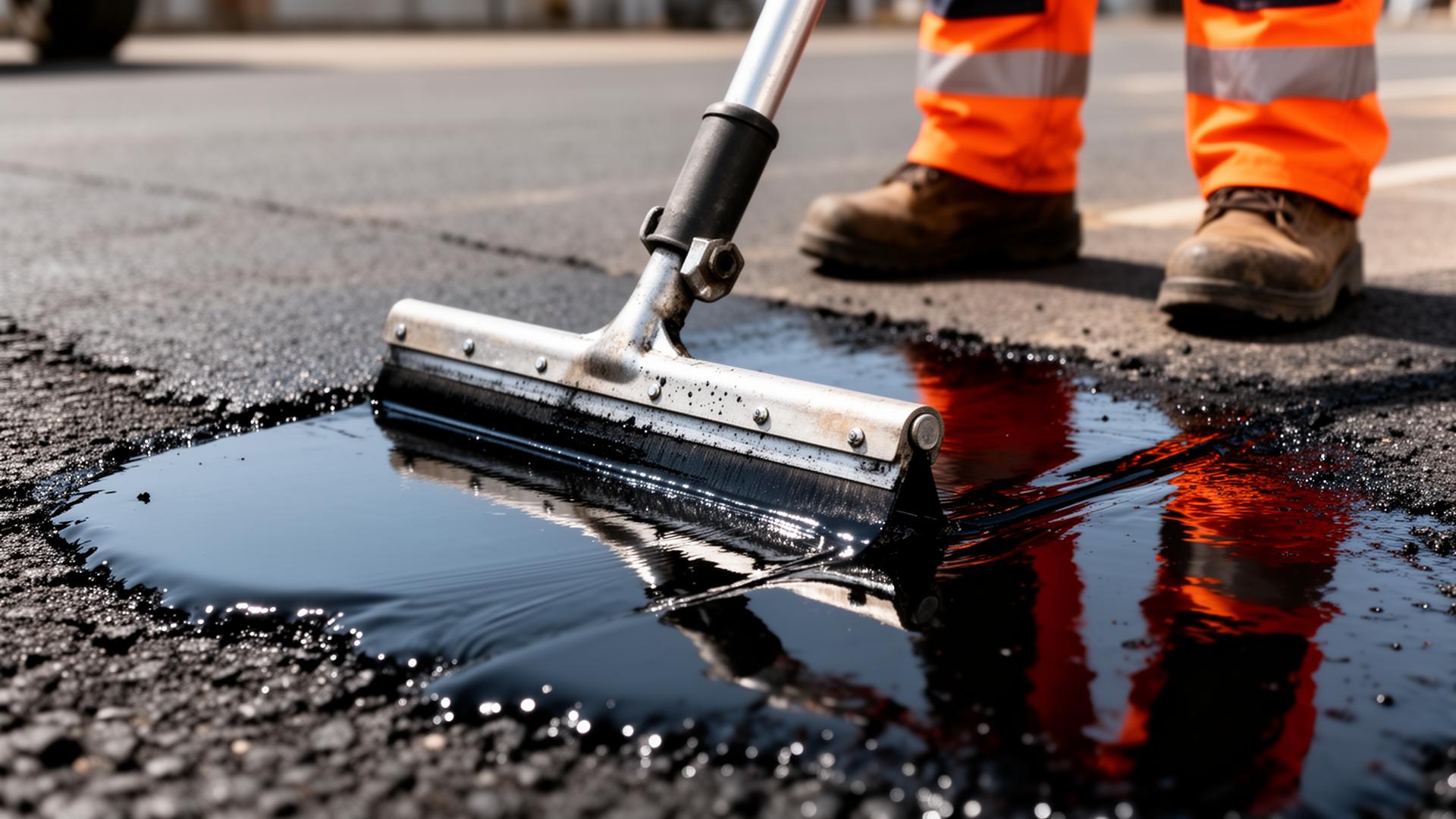 Professionell applicering av seal coating